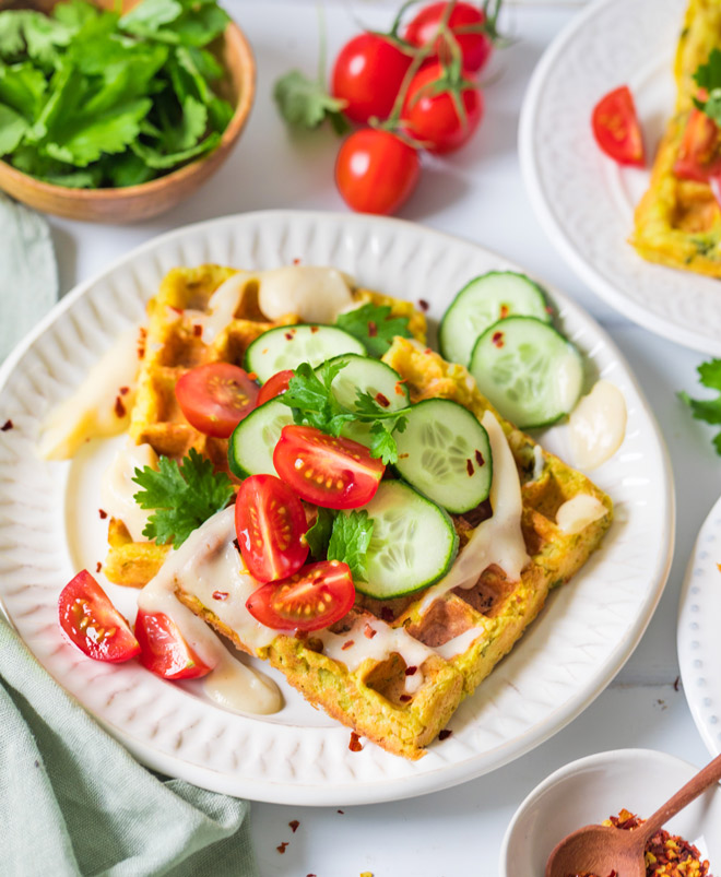 Falafel Waffles