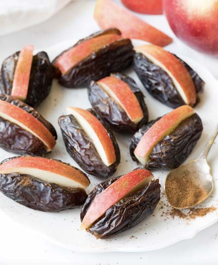 Apple Cinnamon Stuffed Dates 