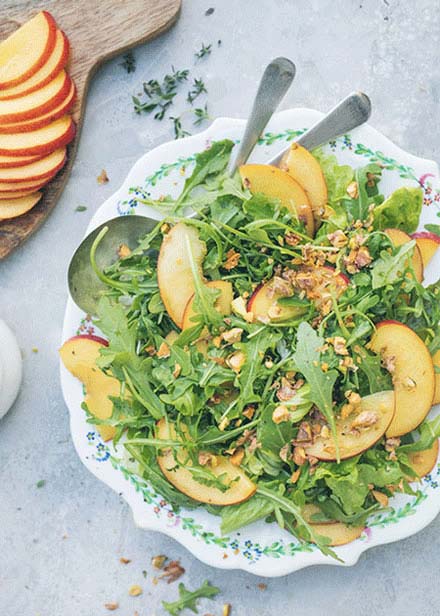 Arugula Nectarine Salad