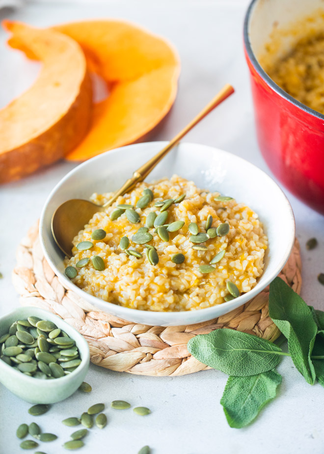 Baked Pumpkin Risotto