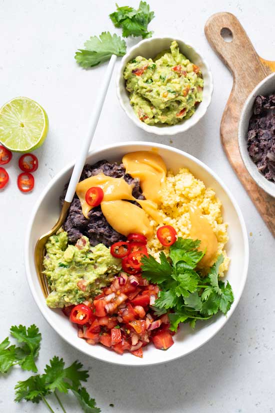 Millet & Bean Burrito Bowl