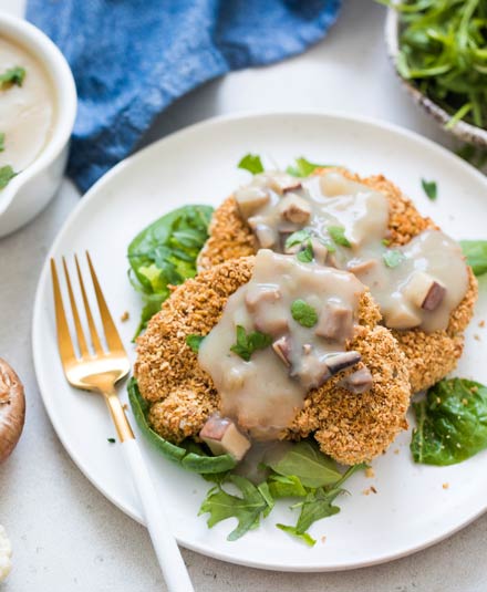 Crumbed Cauliflower Steaks