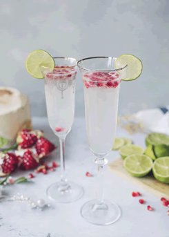 Champagne Mocktail 