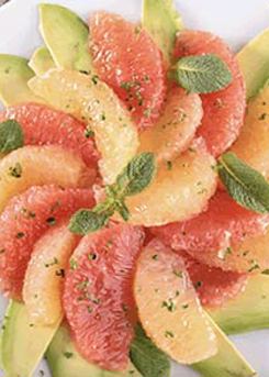 Grapefruit Avocado Salad 