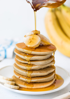 Millet Banana Pancakes