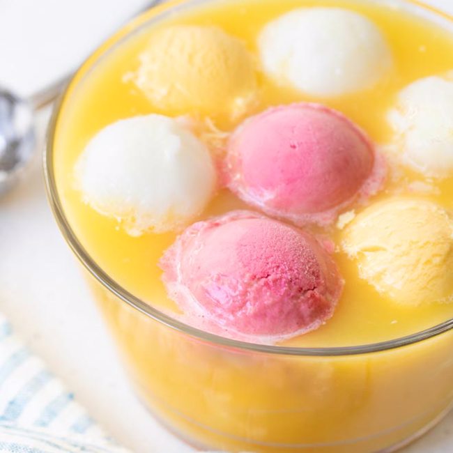 Orange Juice Punch Bowl