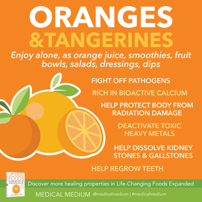 Oranges & Tangerines: Calcium-Rich Foods