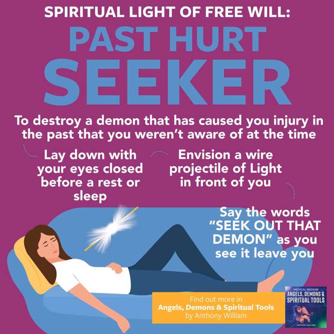Spiritual Light Of Free Will - Past Hurt Seeker