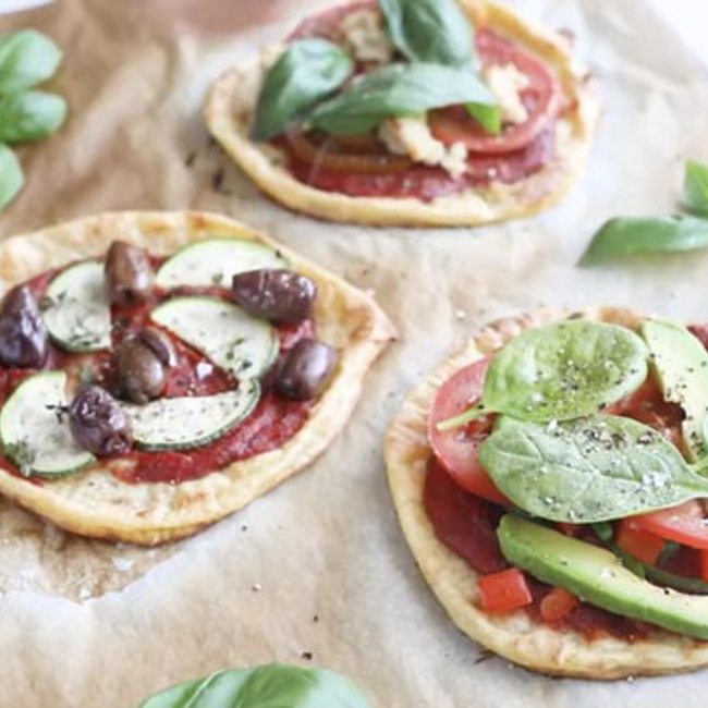 Potato Crust Pizzas