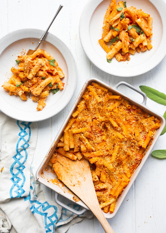 Pumpkin Pasta Bake