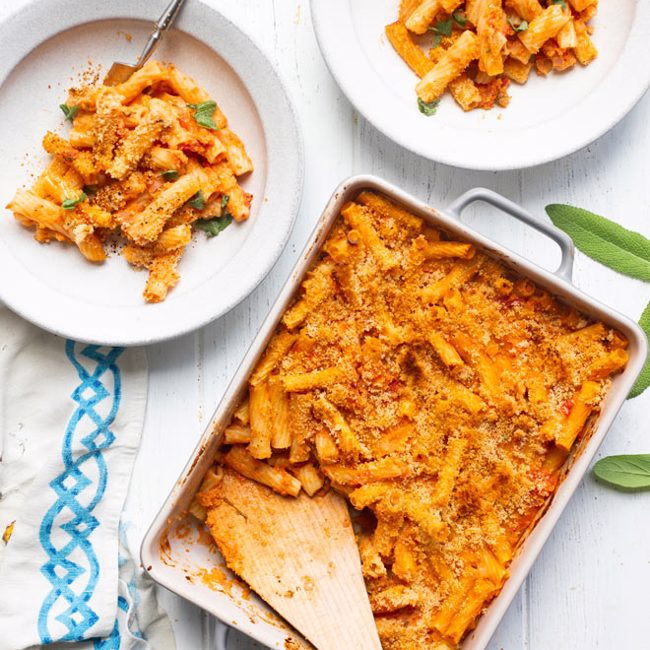 Pumpkin Pasta Bake