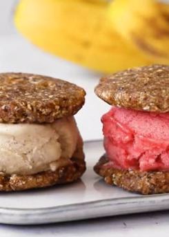 Raw Ice Cream Sandwiches 
