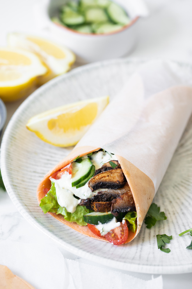 Mushroom Shawarma