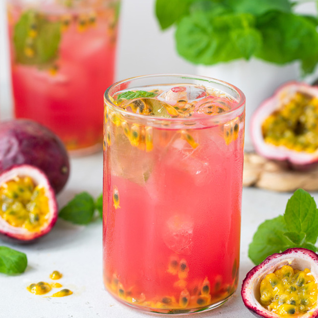 Passionfruit Mint Cooler