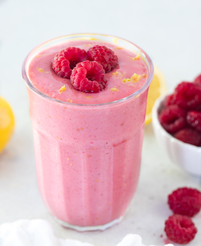 Raspberry Lemon Smoothie
