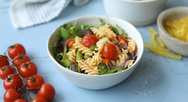 Roasted Veggie Pasta 