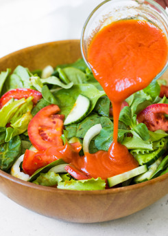 Green Salad With French Dressing