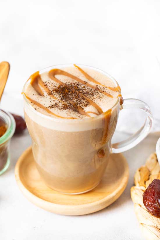 Caramel Date Chaga Latte