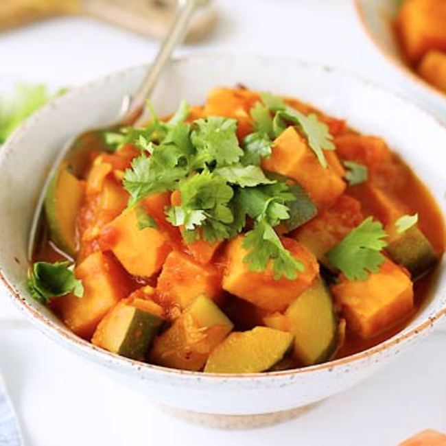 Sweet Potato & Zucchini Stew