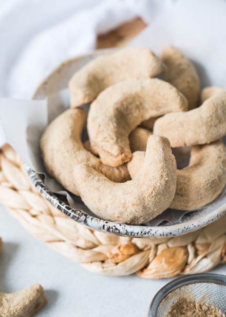 Vanilla Crescent Cookies