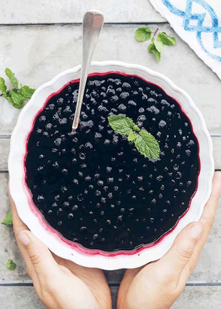 Wild Blueberry Soup 