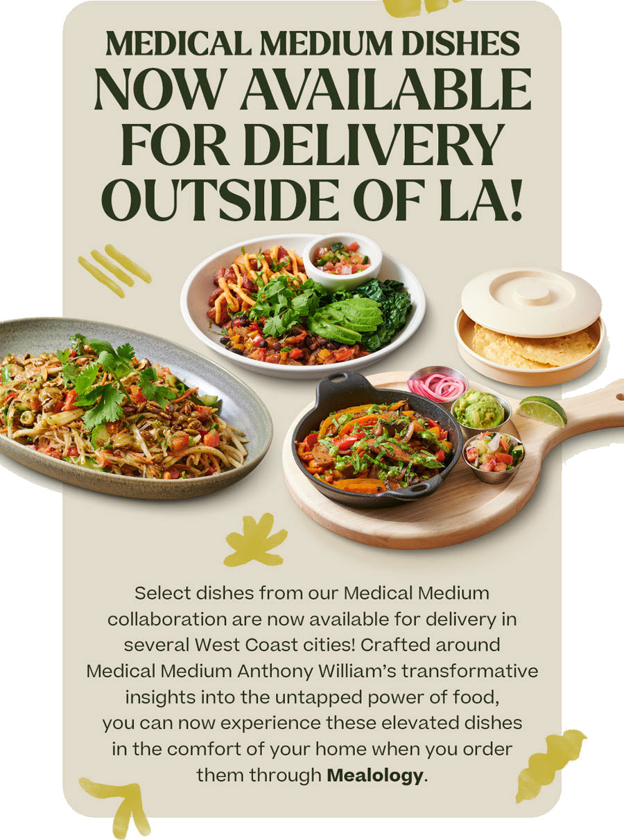 Medical Medium Dishes Now Available for Delivery Outside of LA